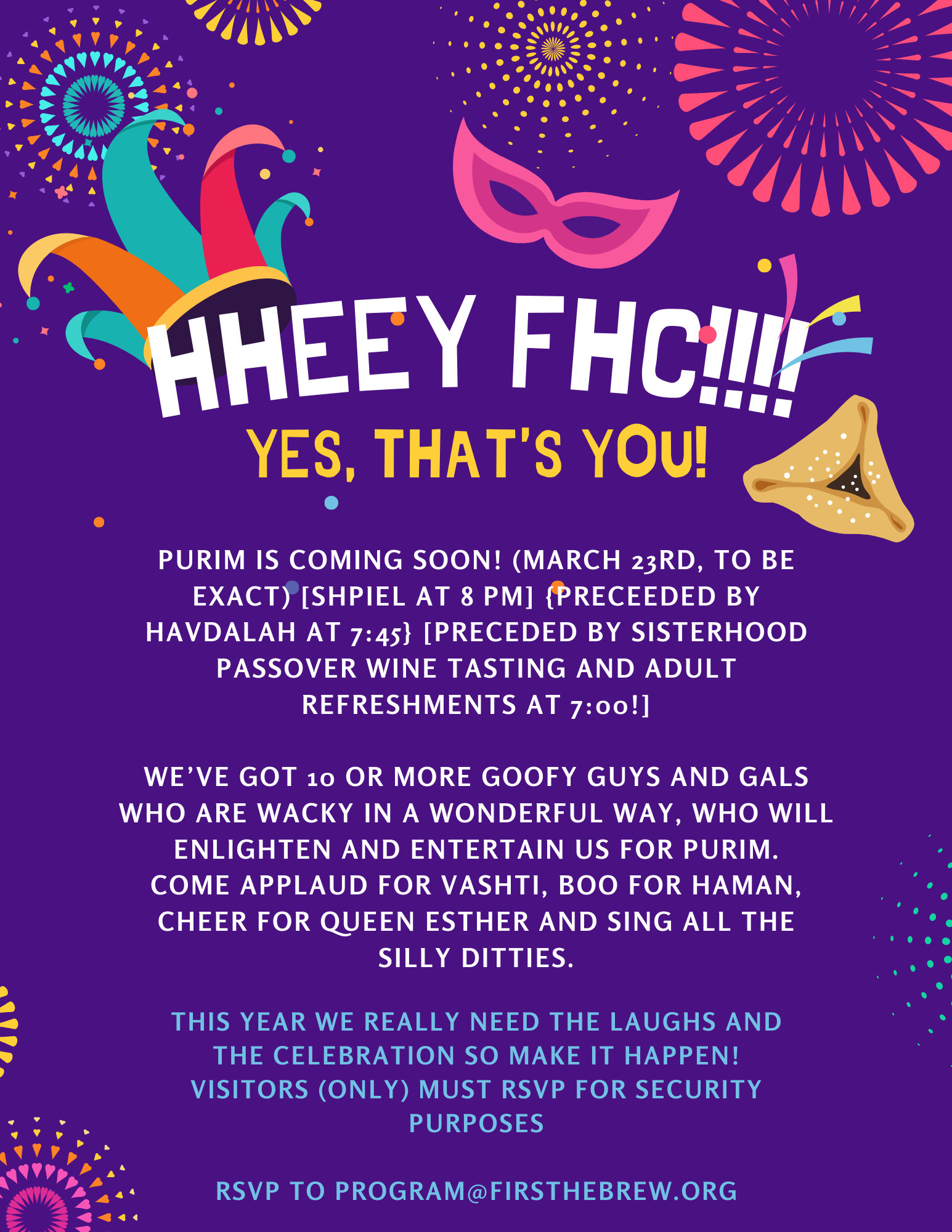 Megillah Reading and Purim Spiel